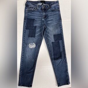 Celebrity Pink Women’s Juniors Size 5/27 Ripped Patched Girlfriend Jeans Tournai